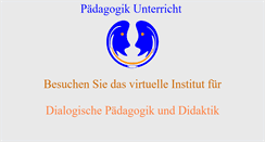 Desktop Screenshot of paedagogik-unterricht.de