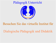 Tablet Screenshot of paedagogik-unterricht.de